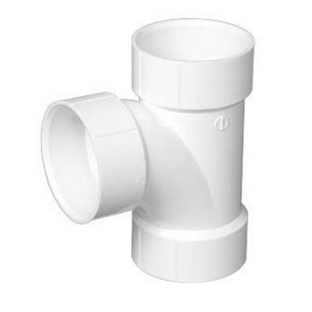 Charlotte Bath Charlotte PVC004001400HA 4 in. PVC Sanitary Tee 44663